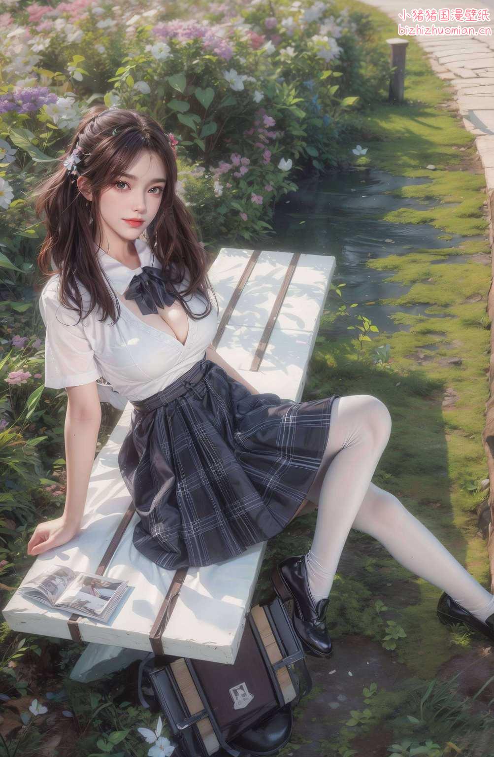 动漫美女的灵动快来体验一下吧！