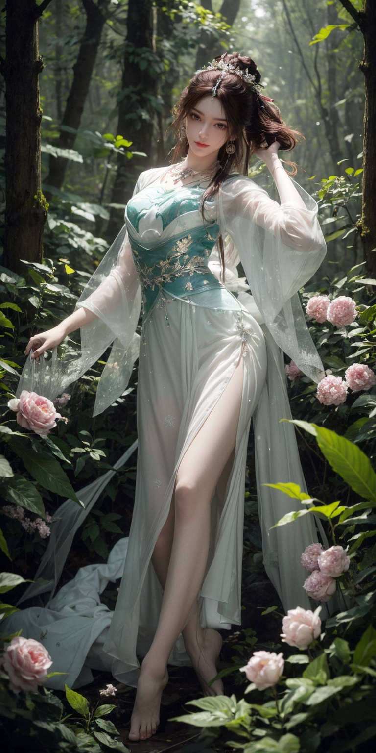 仙子傲立倾叶仙子
