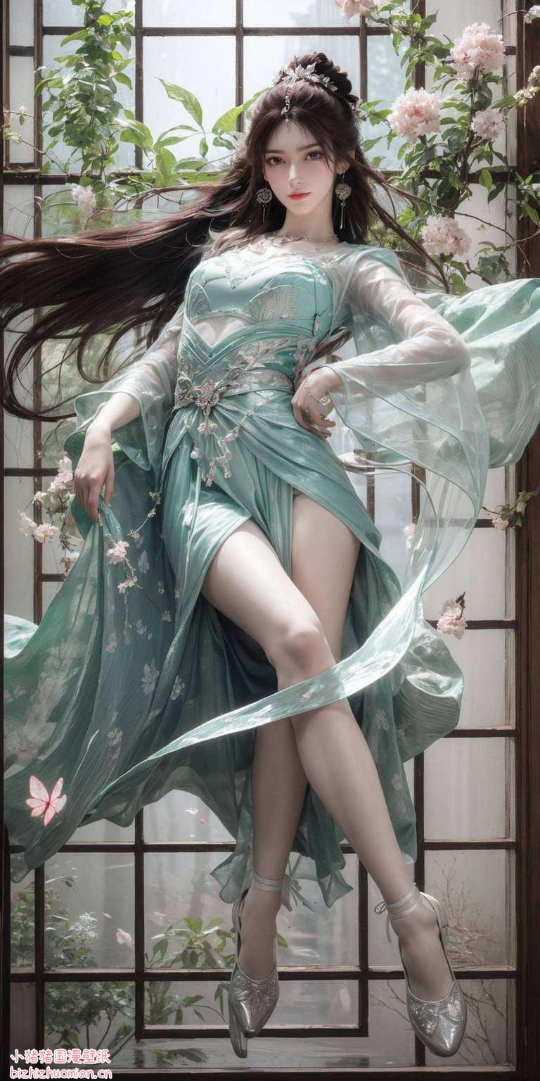 壁纸映其影倾仙女子