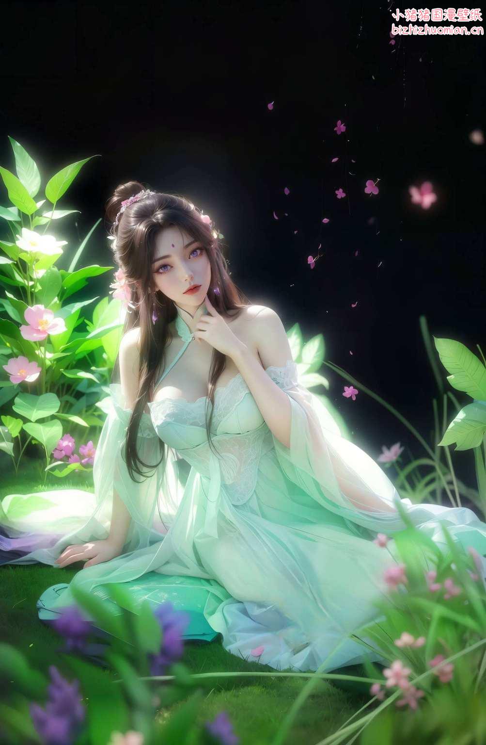 嘿保证让你的电脑瞬间变身梦幻仙境！月婵女神那优雅的身影