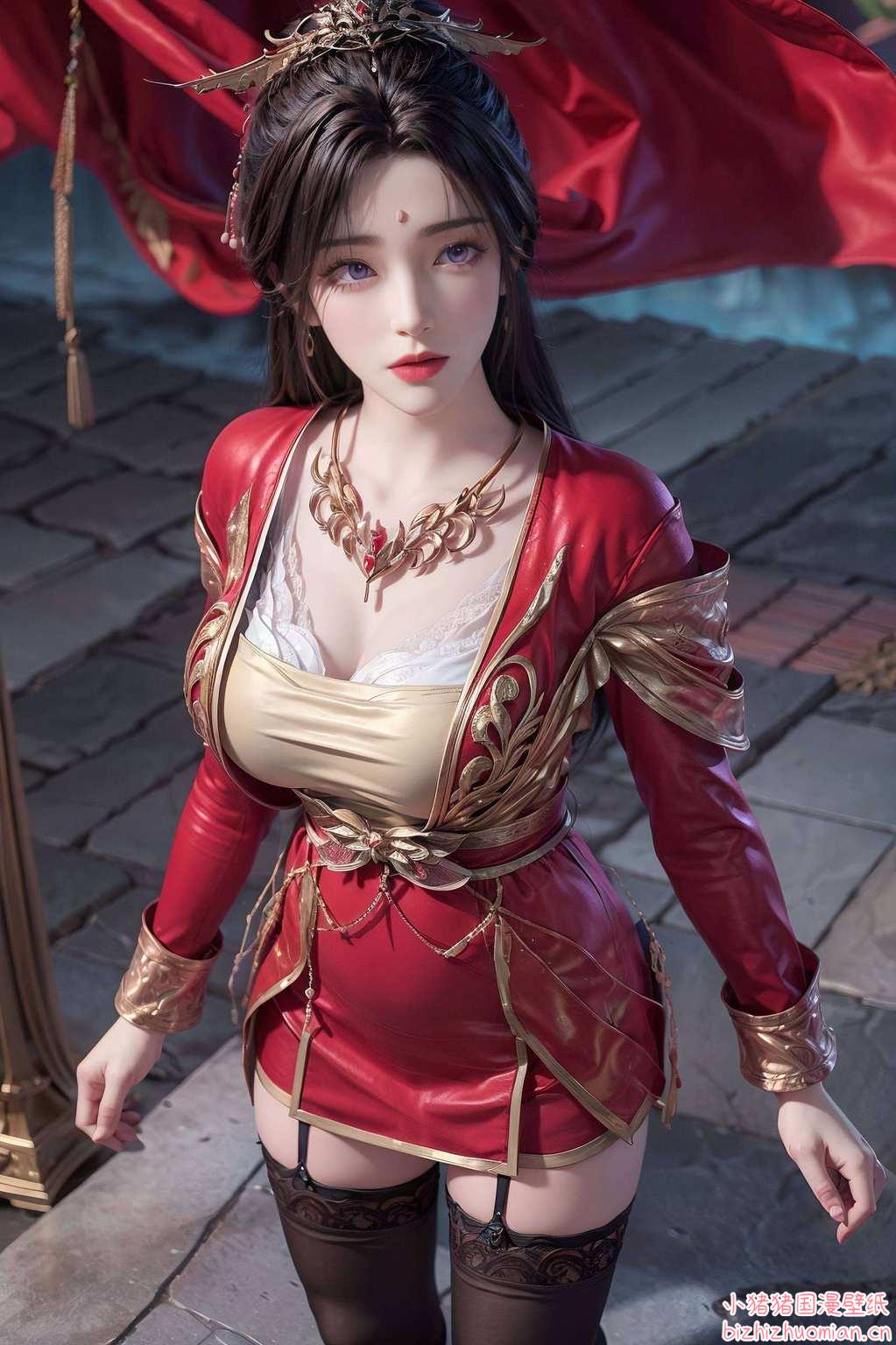 月婵皎洁动漫女神风华绝代