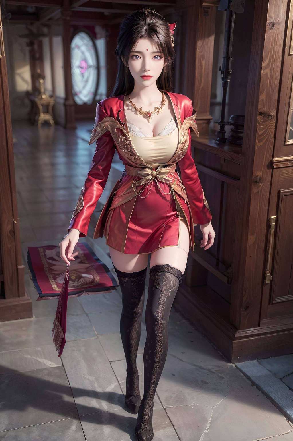 是梦幻的代名词仿佛那国漫中的女神踏破次元而来
