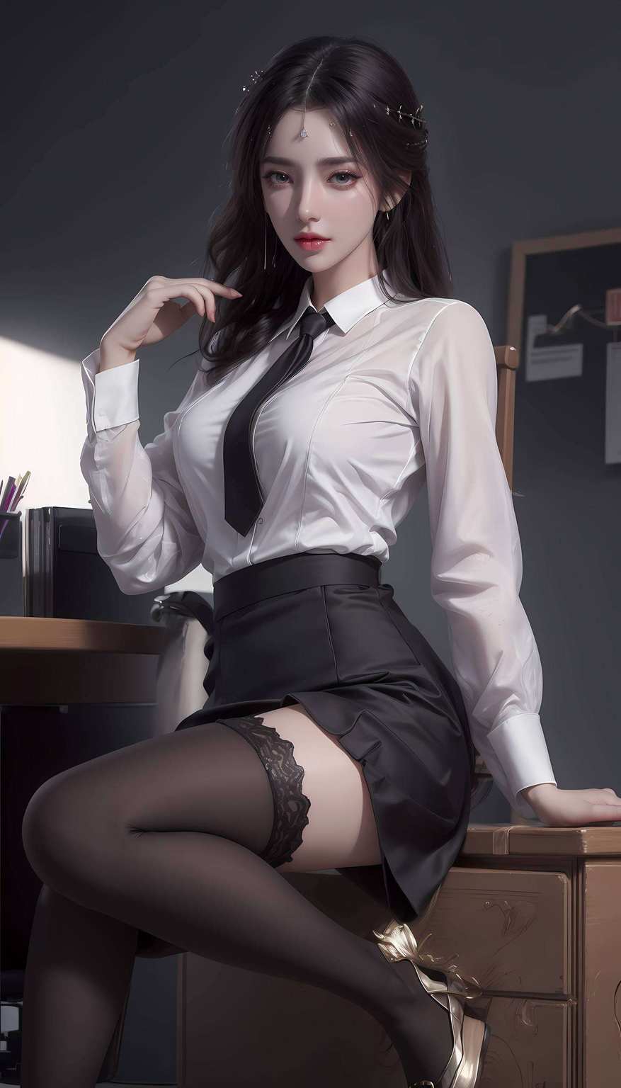 不信？来看看这位国漫女神和动漫美女的合影保证让你的电脑桌面瞬间变身仙境！嘻
