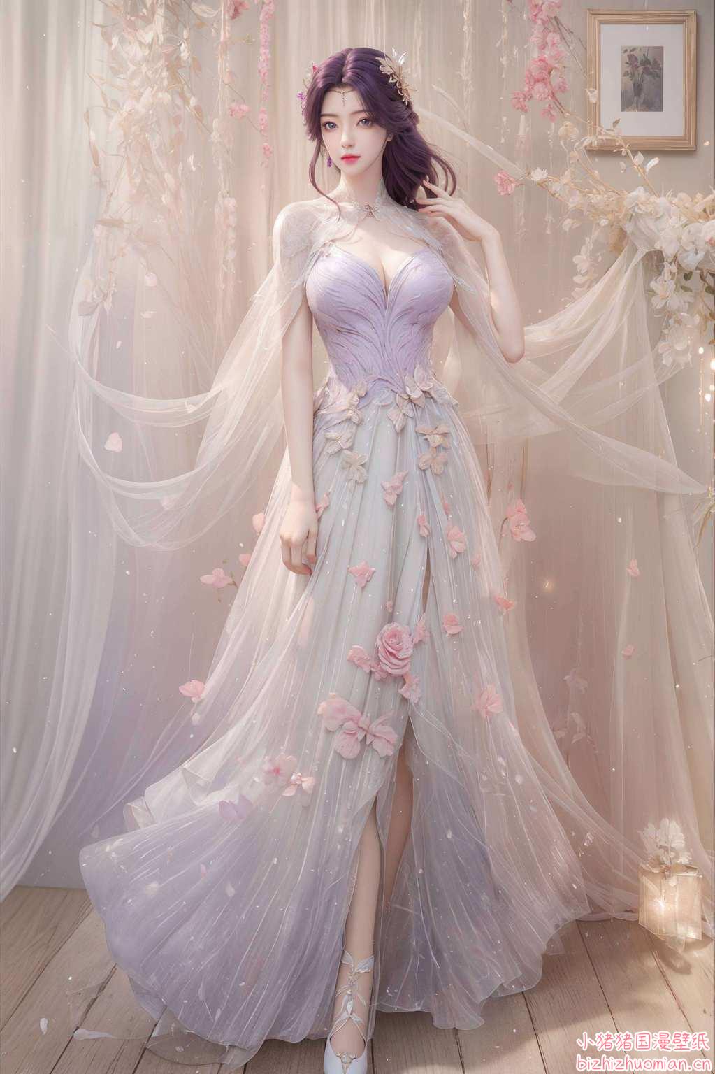 她是完美世界的国漫女神感受那国漫美女的灵动与玄幻