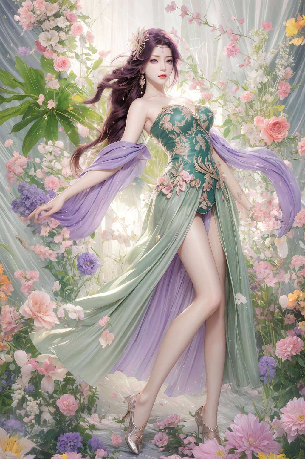 粉色梦幻壁纸限时免费领取！她是完美世界的国漫女神让你的电脑桌面瞬间焕发玄幻光彩！