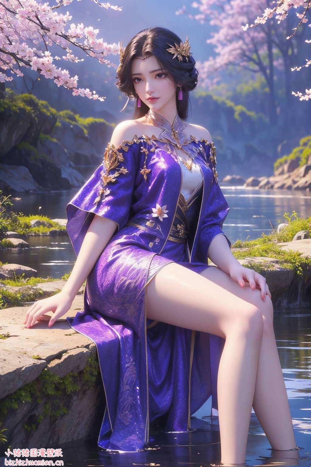 尽显国漫美女的婉约与灵动在这玄幻的动漫长河中