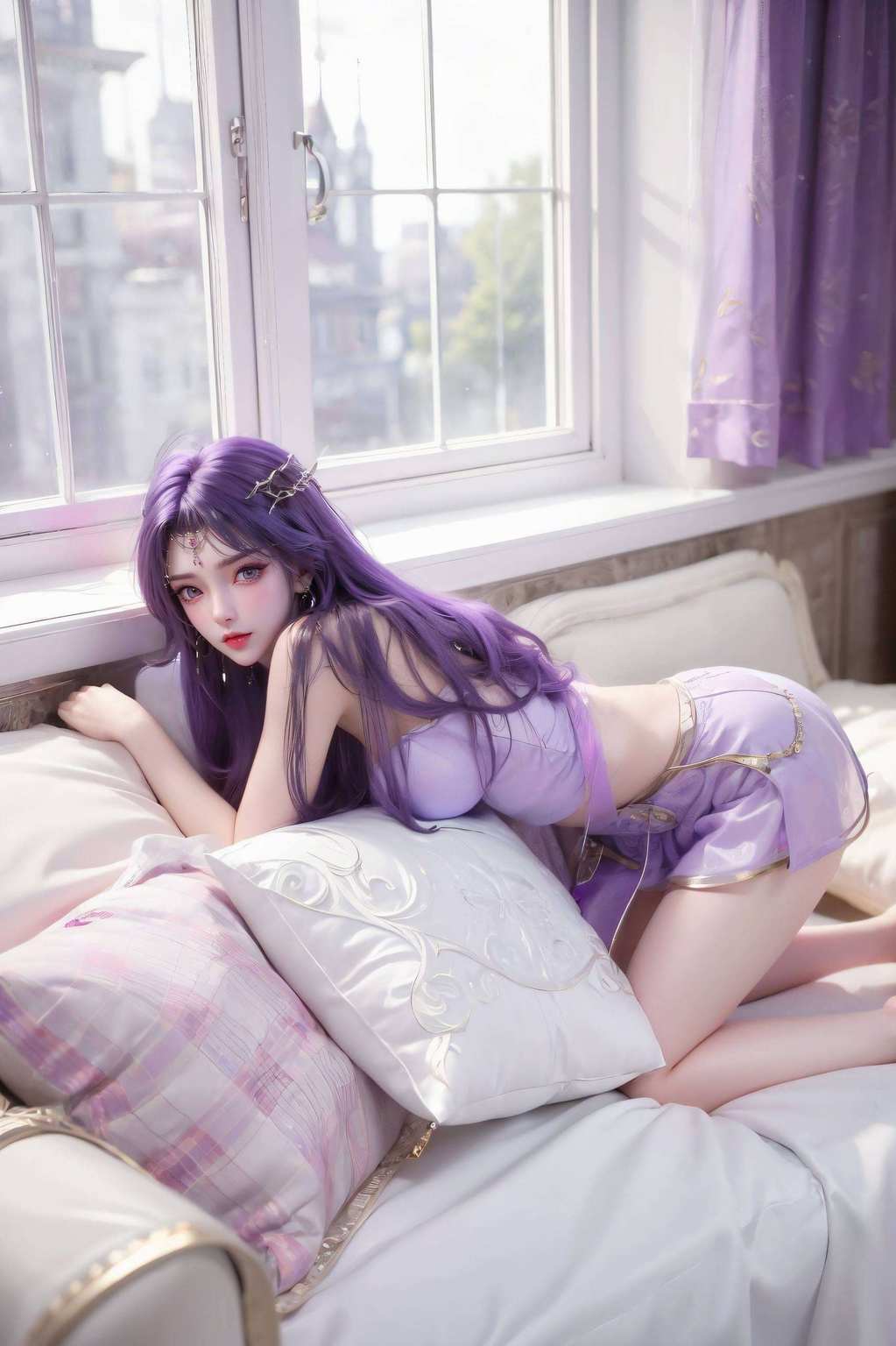 那可是完美世界的梦幻存在想要你的电脑也变成国漫女神的舞台？那就赶紧收了这波云曦壁纸