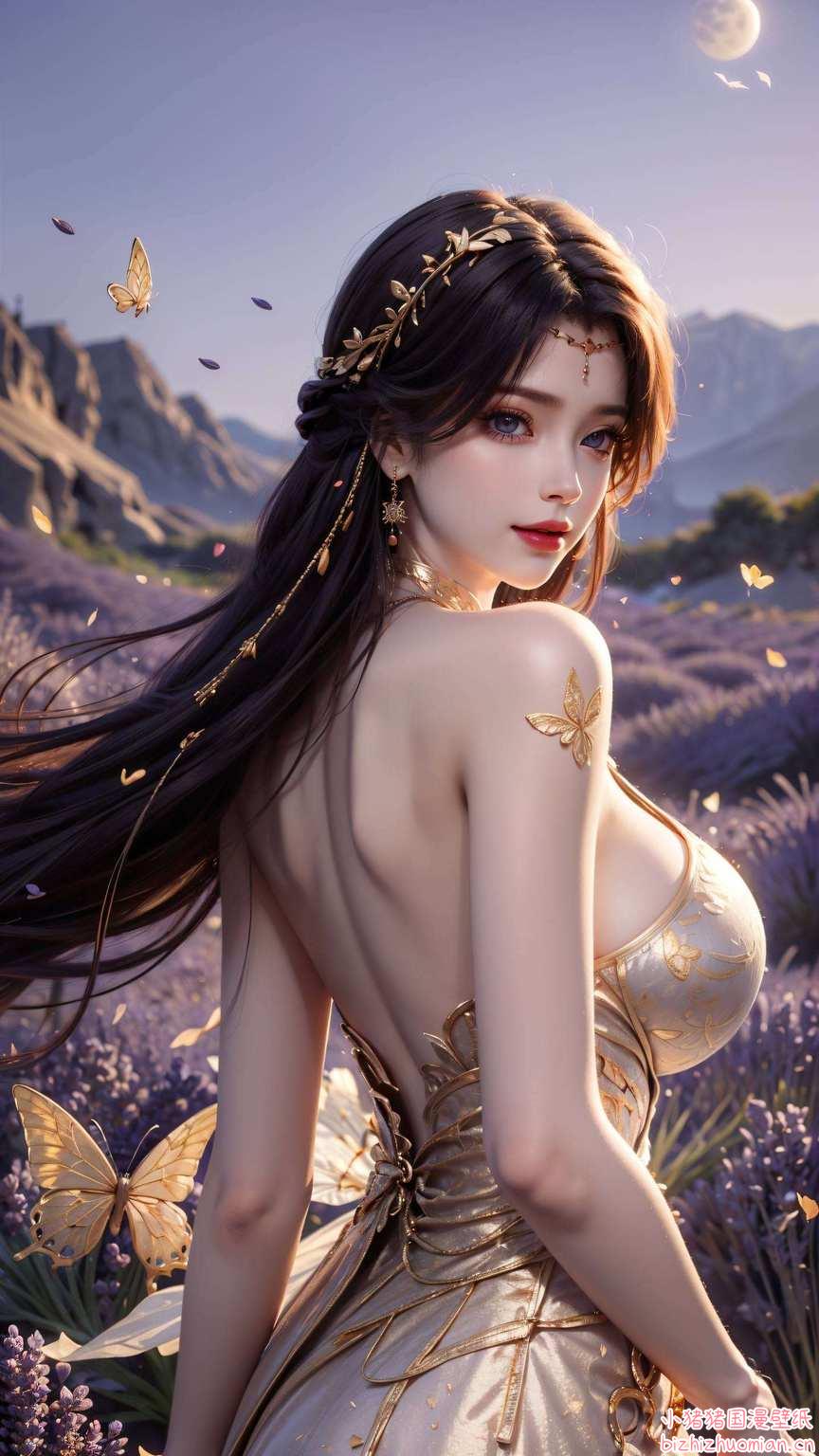 美女之姿粉黛轻施