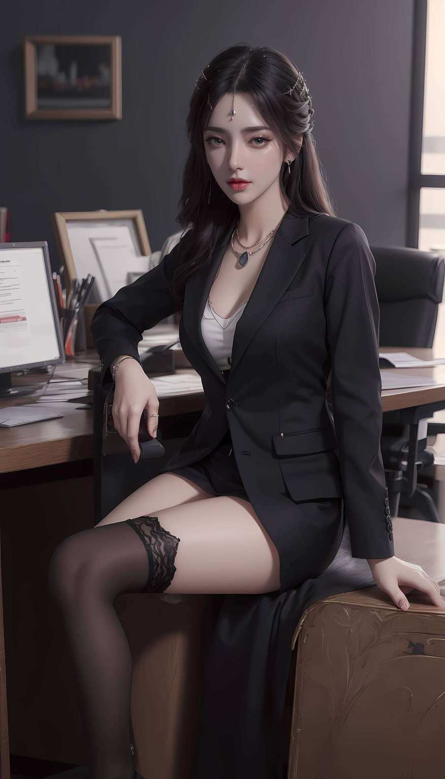 谁说粉色只能是小女生的专利？云曦用她的魅力证明了更是电脑壁纸界的宠儿