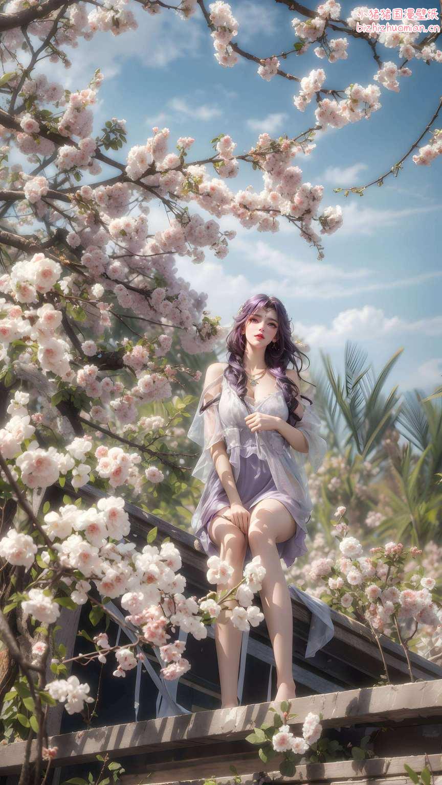 动漫美女的魅力尽显玄幻色彩点缀其中