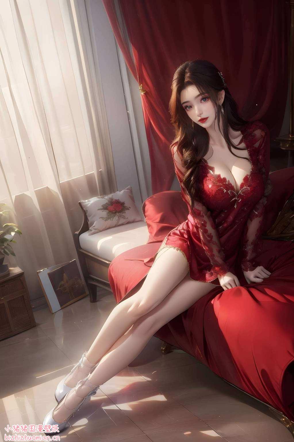 愿为你的心灵添一抹绚烂她是那完美世界中的国漫女神
