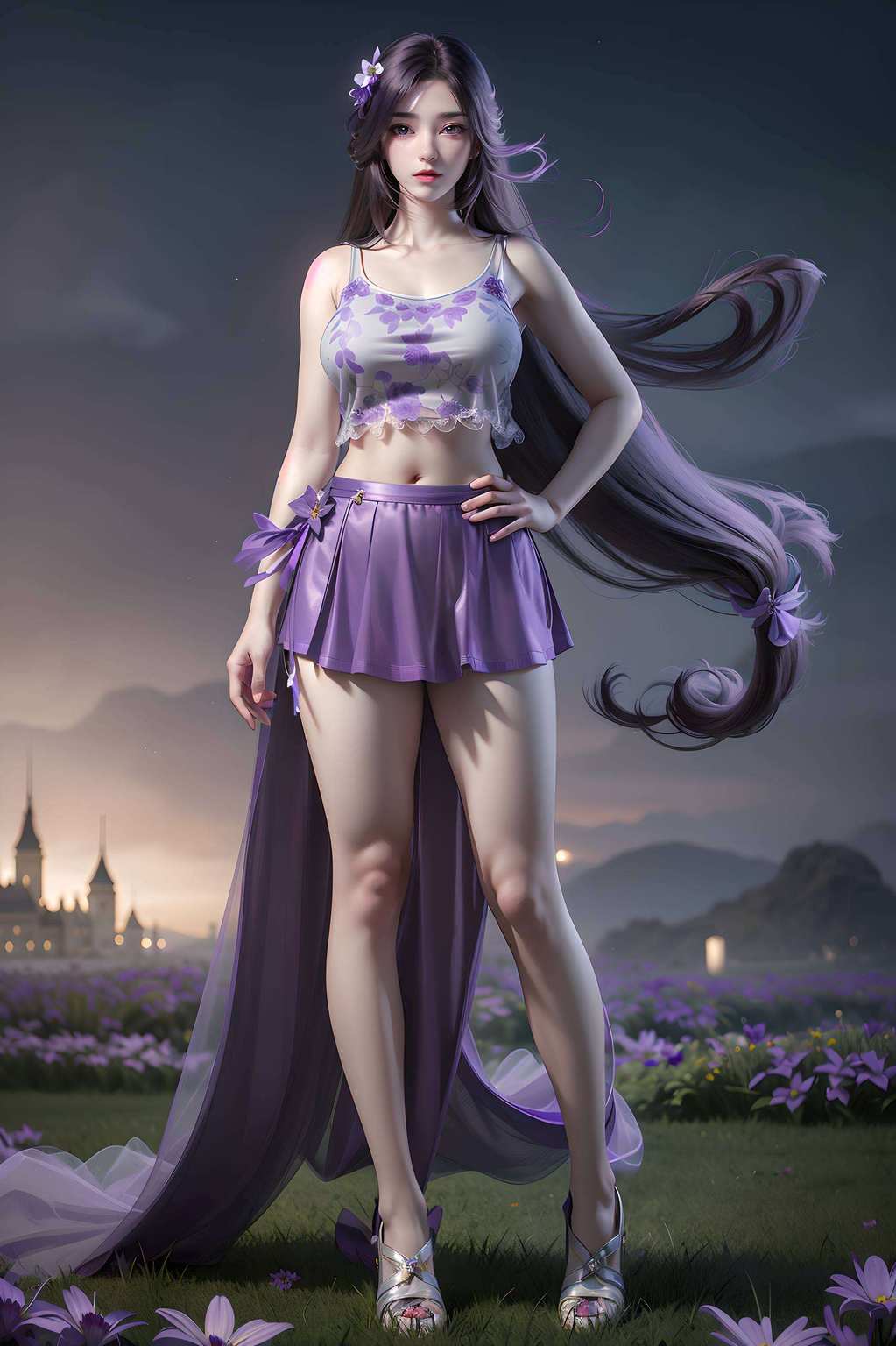 别让她等太久哦！她就像是从国漫的画卷中走出来的绝世美女