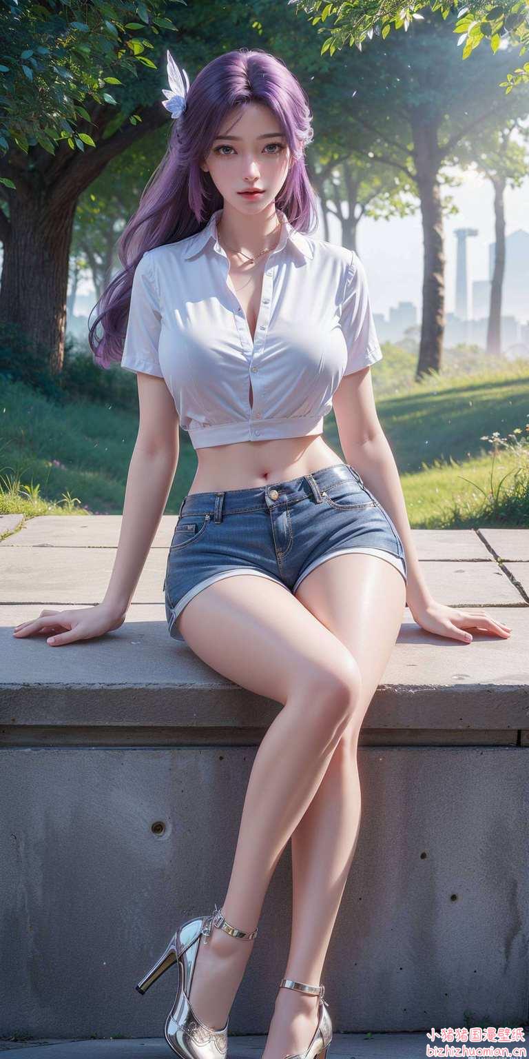 粉霞壁纸绘大千国漫美女云曦颜