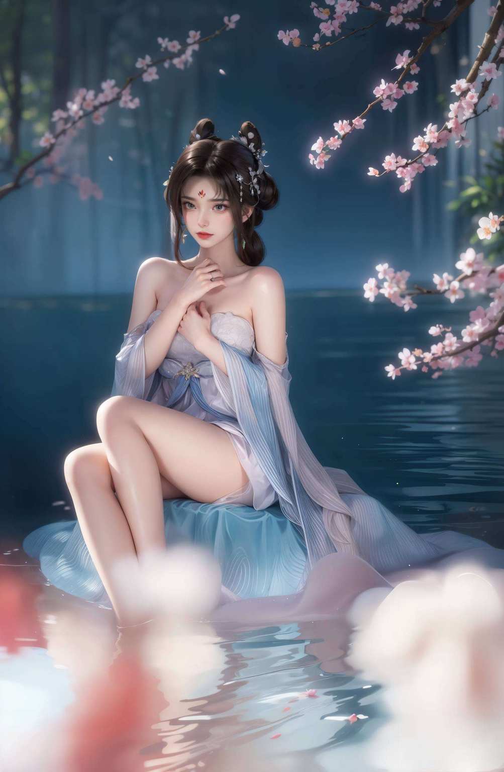 粉色系的背景仿佛一开机就能闻到淡淡的花香