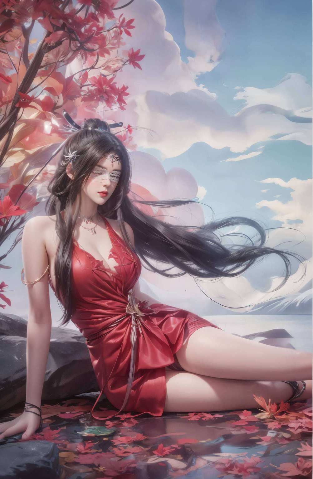 那可是仙逆中的绝世美人保证你的电脑桌面瞬间变身国漫女神的画廊