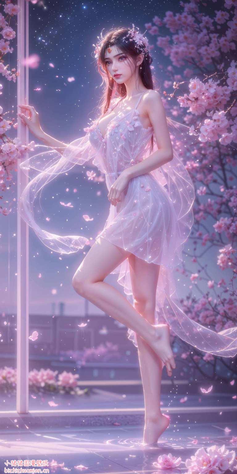 不仅美得让人心动她的白色高清壁纸