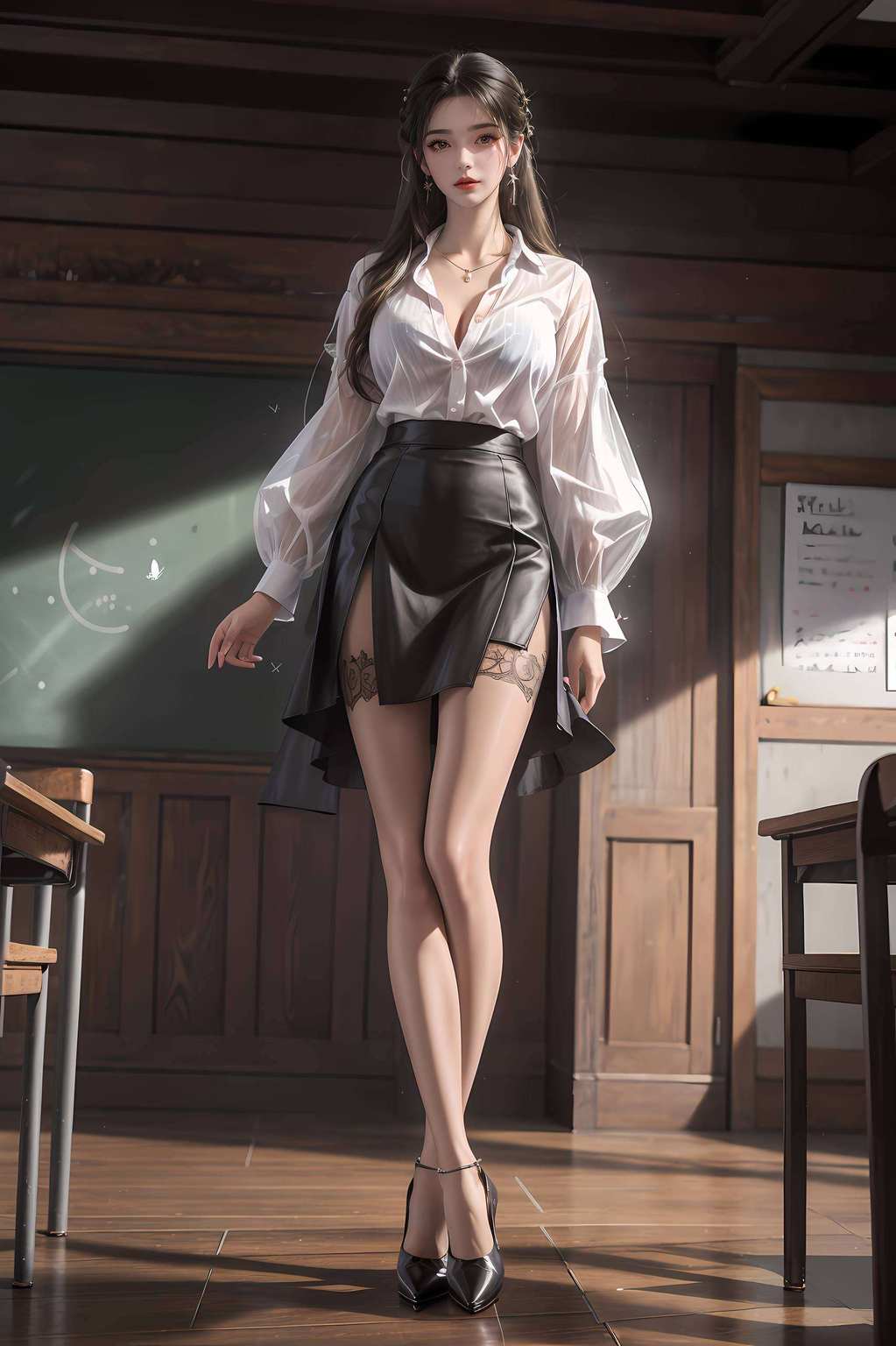 国漫美女陶醉于玄幻世界