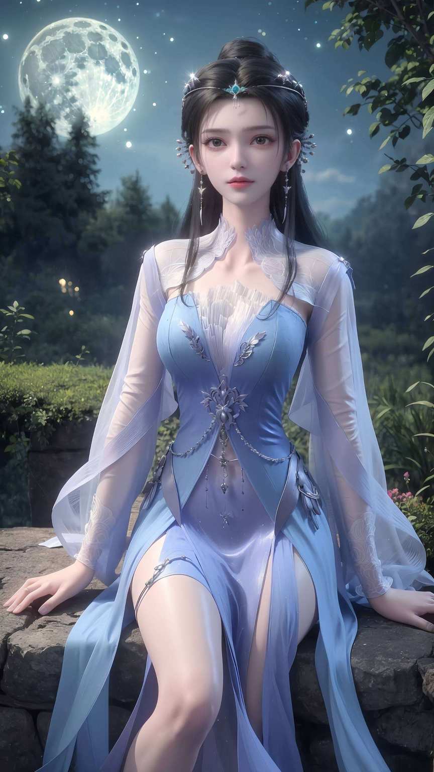 嘻嘻谁让她是国漫女神的代表呢！《仙逆》里的她