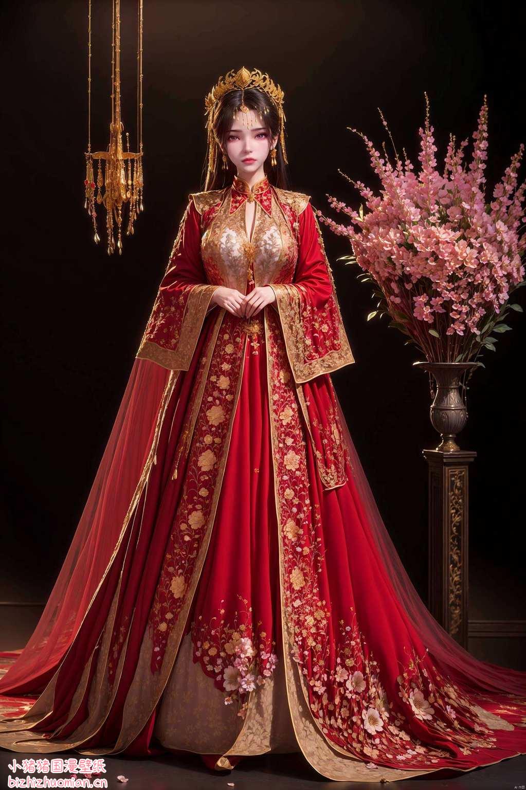 让你的电脑桌面也仙气满满吧！嘻嘻真是天生一对！国漫美女的魅力