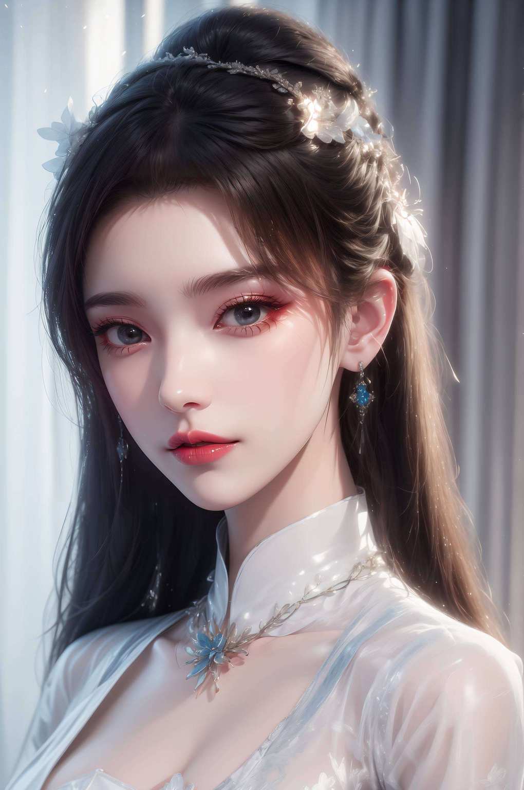 各位看官快来看看这位国漫美女是如何把平板壁纸变成仙境的吧！