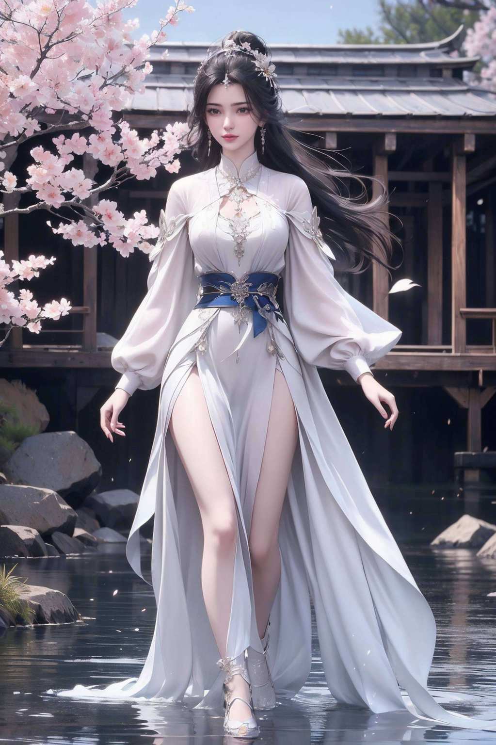国漫女神李慕婉与我们的玄幻英雄王林携手漫步云端嘿