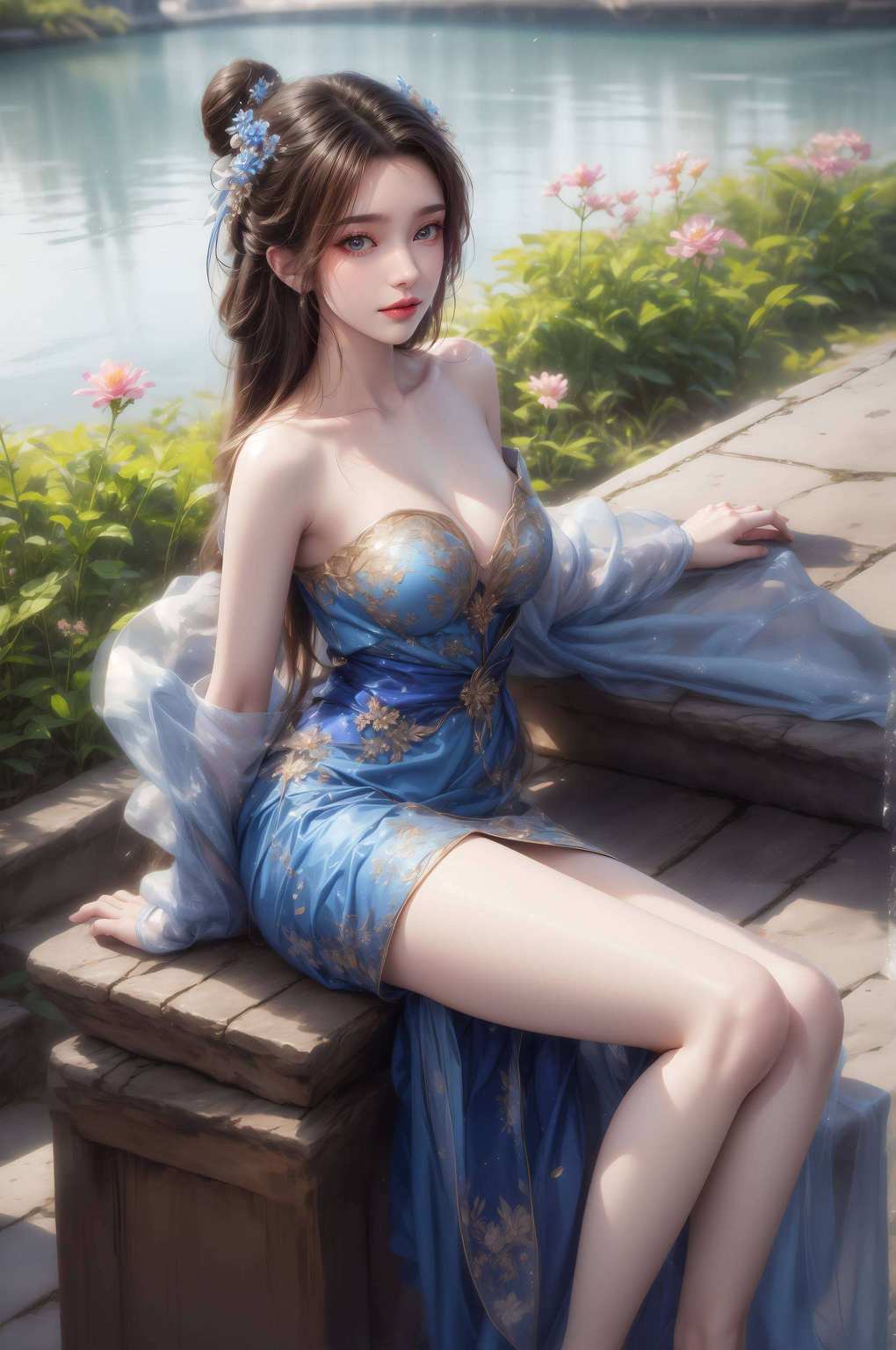 李慕婉 injury 壁纸透出一抹仙逆之美她是国漫界的璀璨女神