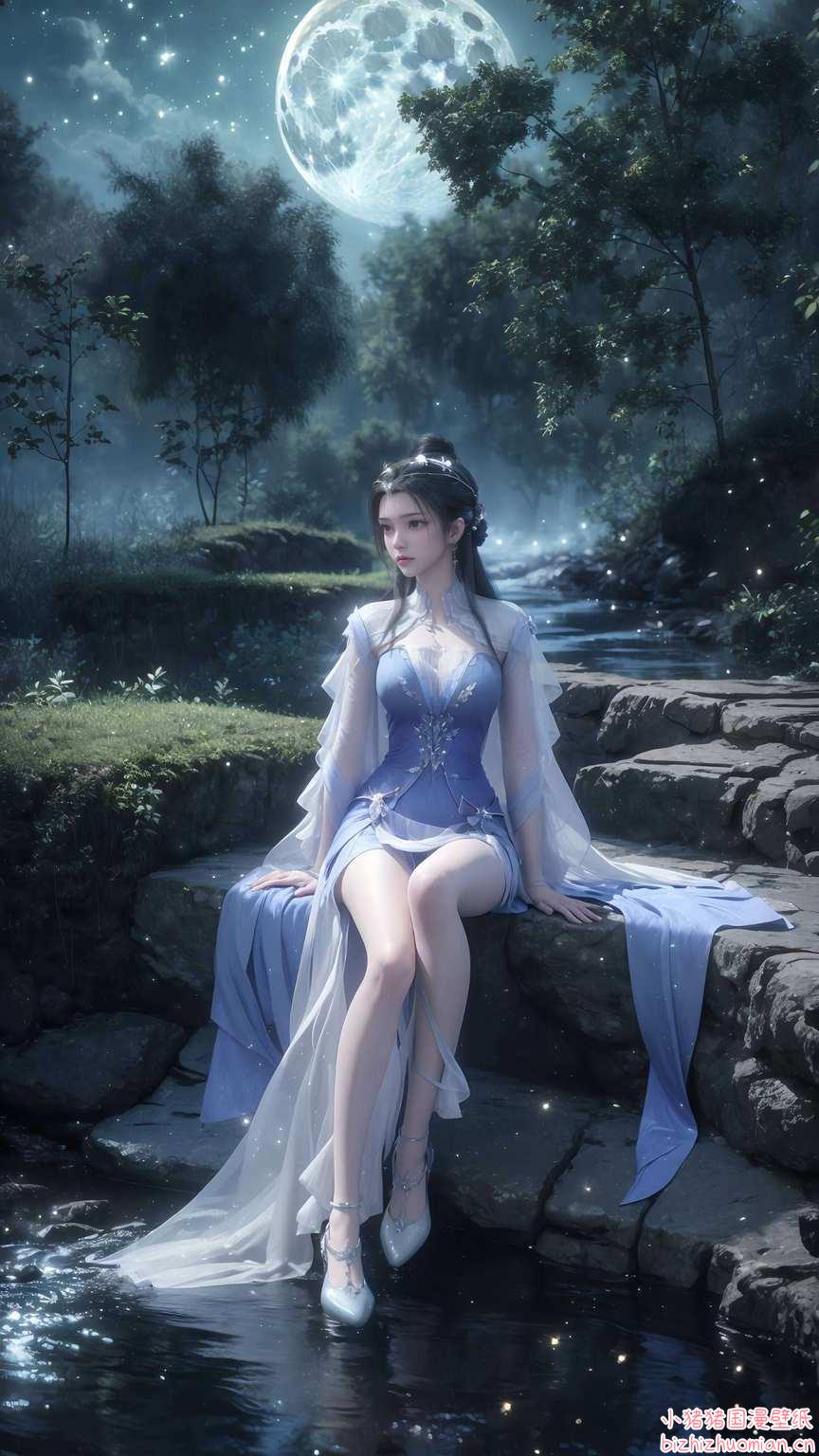 让国漫之美陪伴你的每一天！她的每一次微笑
