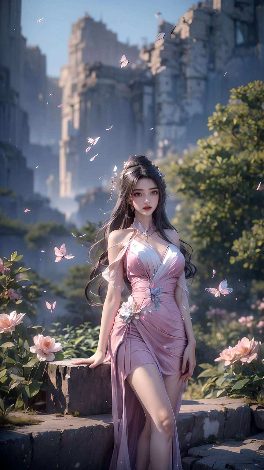 婉约仙子壁纸间舞动