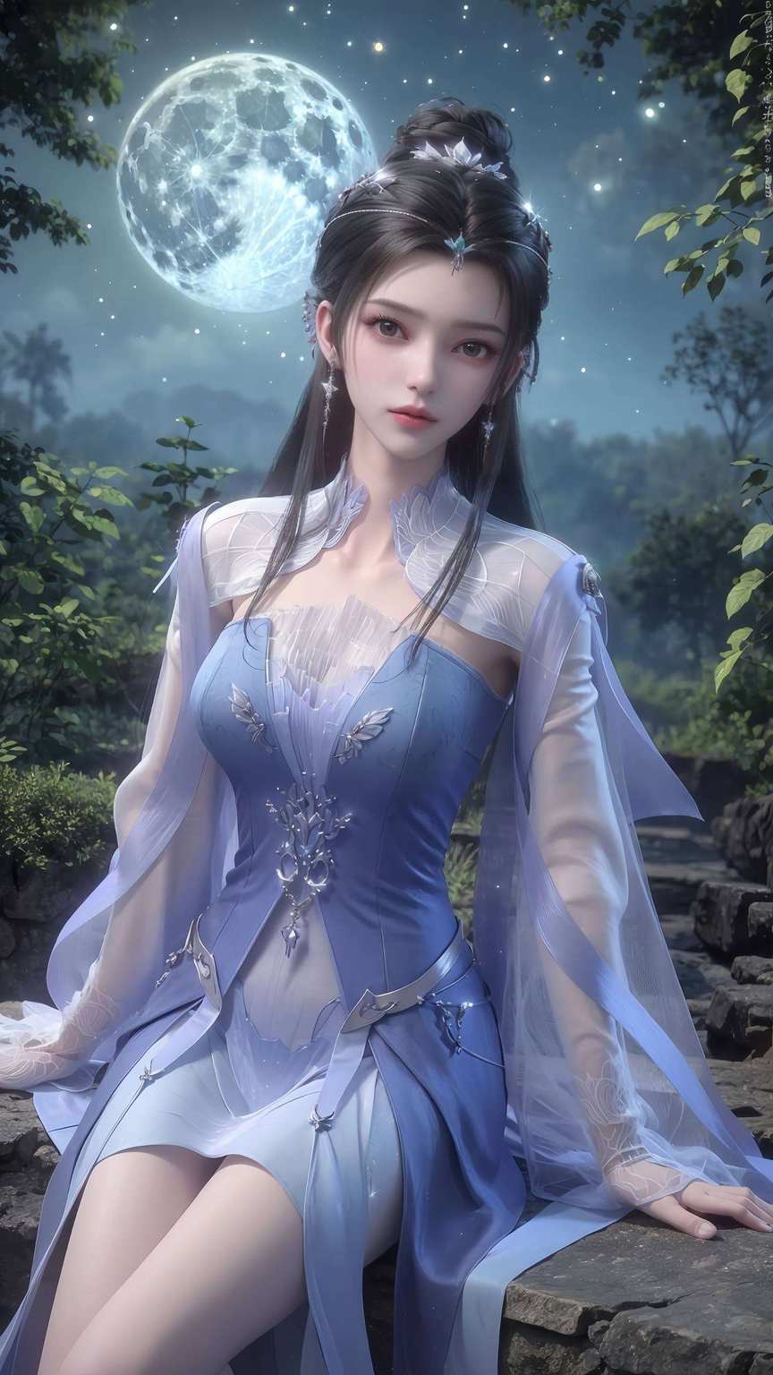 她的美丽令人心动如仙逆中的仙子般翩翩起舞