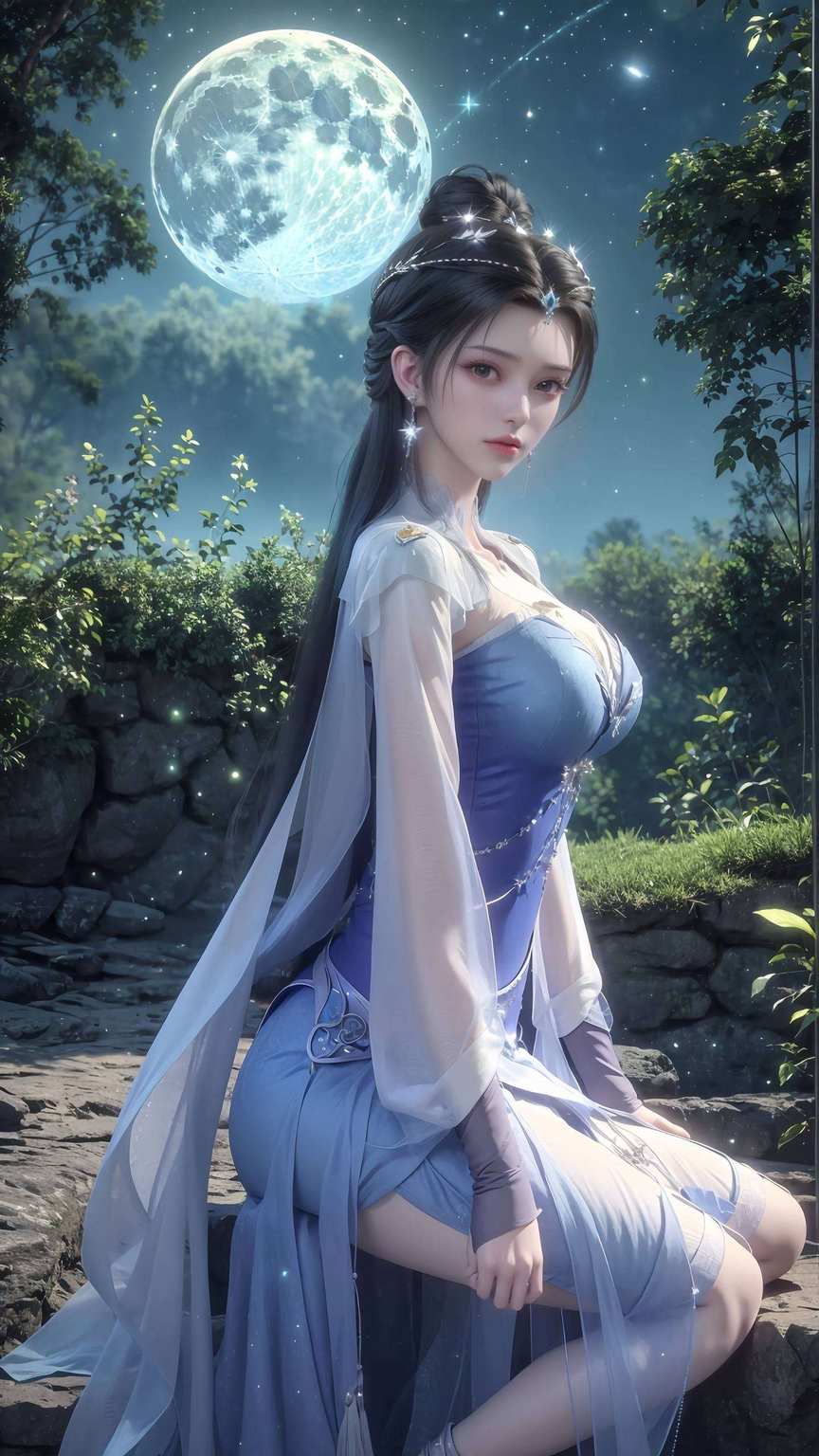 粉色壁纸绘其芳影