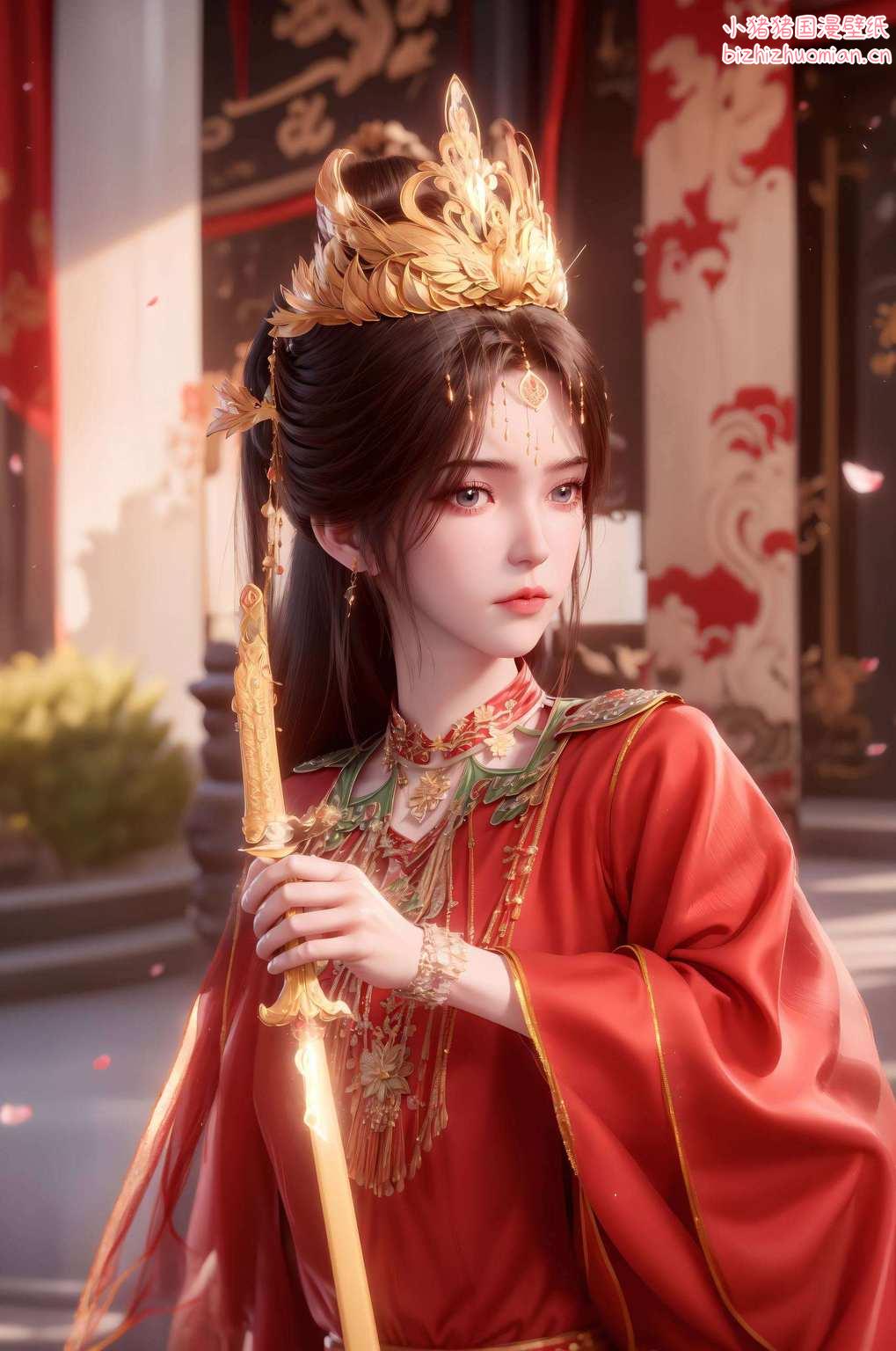 她的倩影在手机壁纸间流转每一次滑动都是对国漫之美的一次感叹
