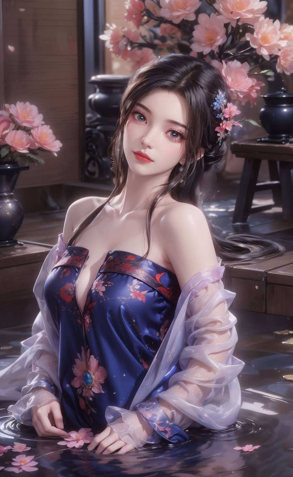 那国漫中的绝世美女李慕婉