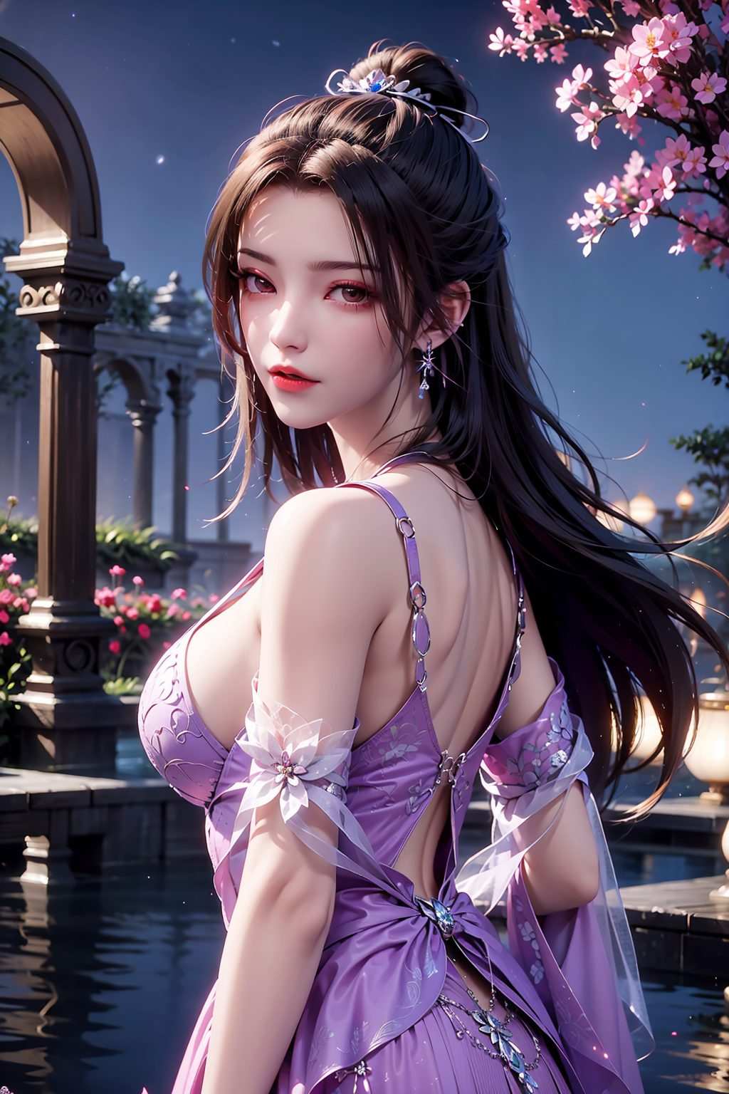 下载她的高清壁纸让你的电脑也仙气逼人！