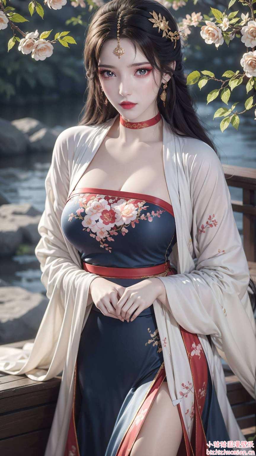 各位国漫迷们！想要换上最新最潮的壁纸吗？我这儿有一款绝美的“仙逆墨云面纱壁纸”国漫女神的魅力