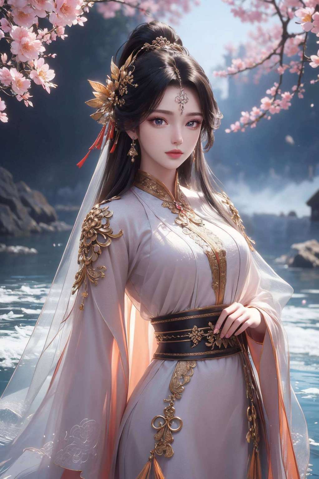 时刻陪伴左右高清壁纸上的她