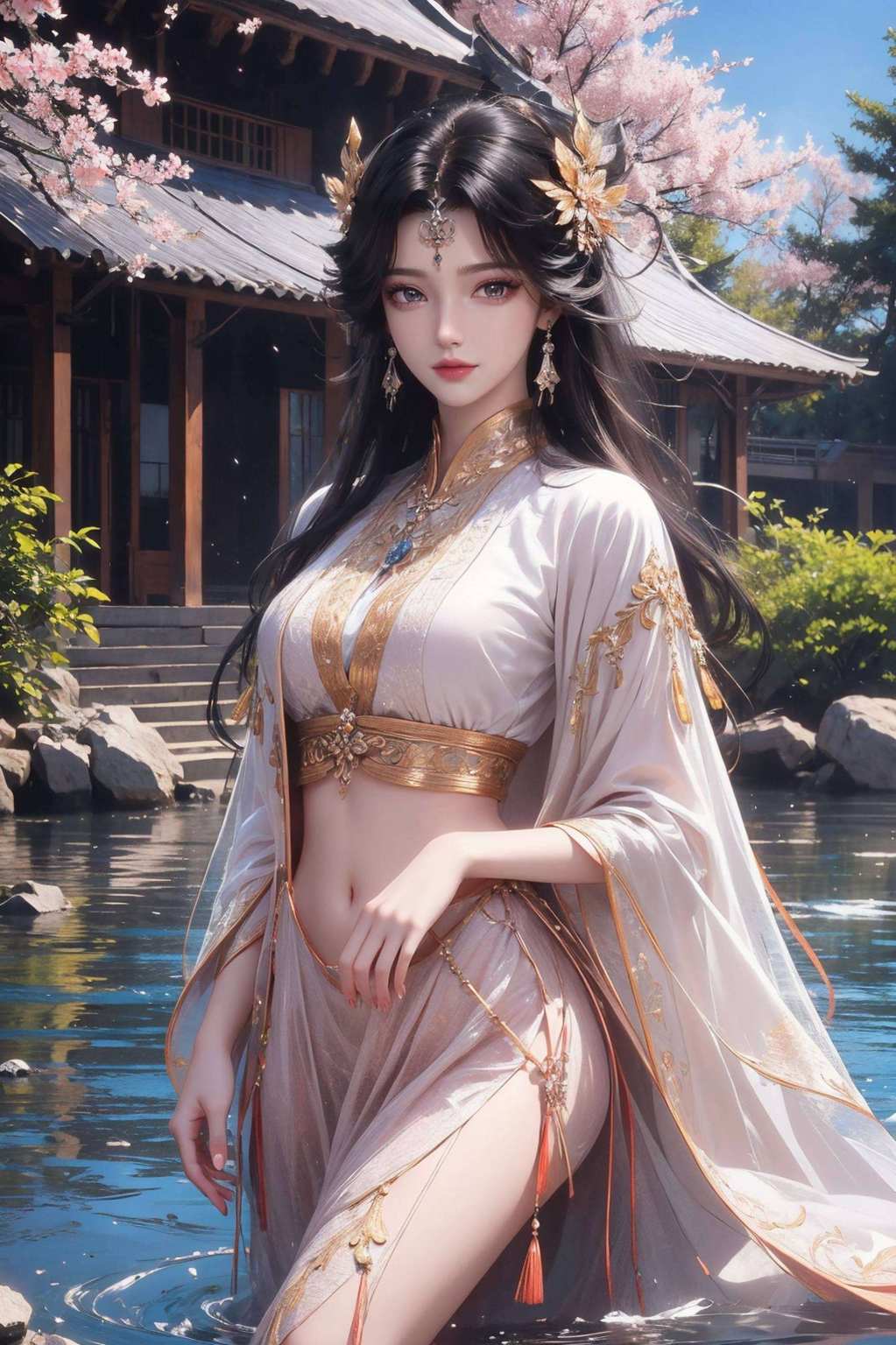 让人置身于那梦幻般的玄幻世界谁说仙子不能有点幽默感？周紫虹的4K高清壁纸