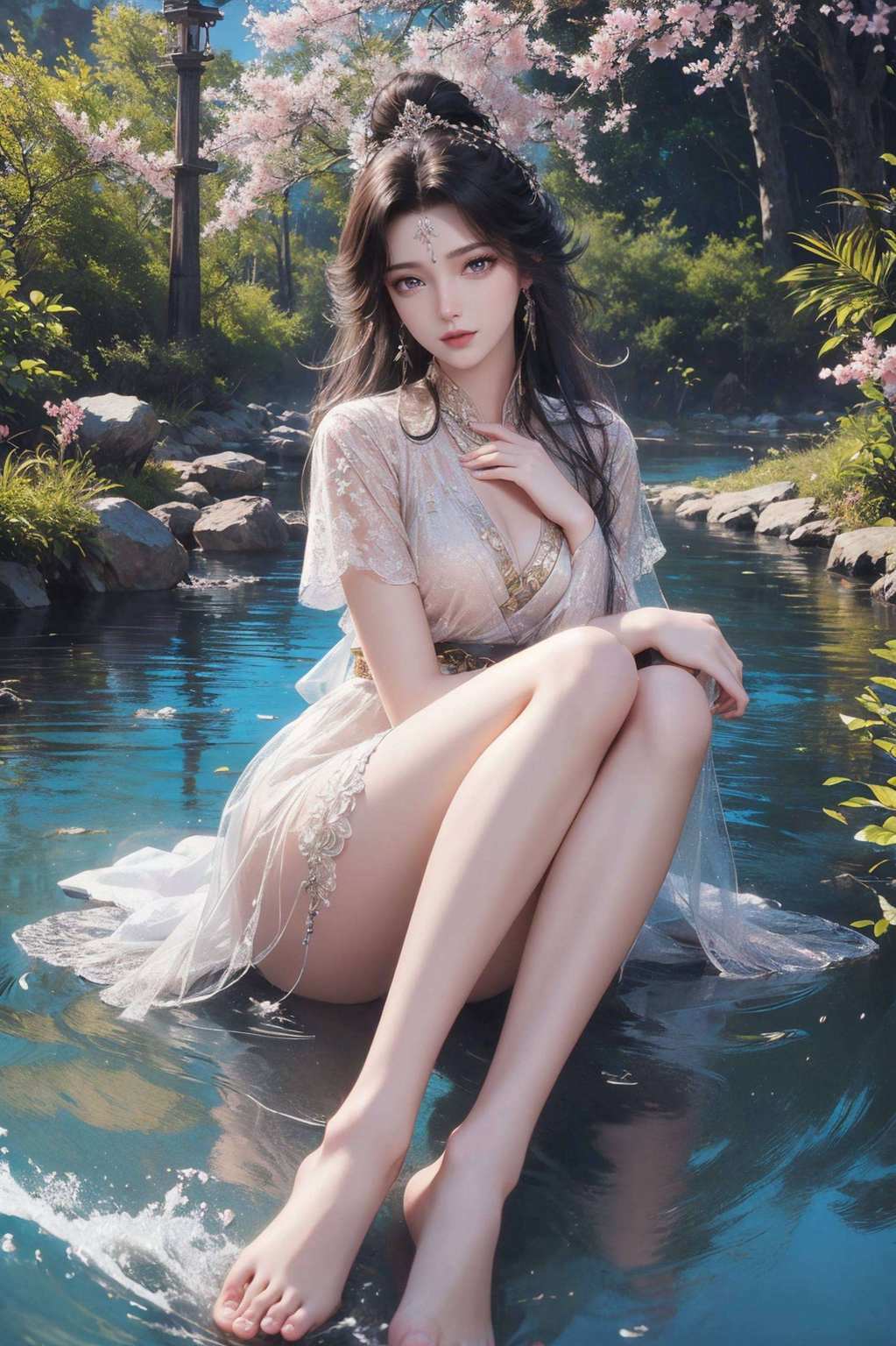 她那不食人间烟火的气质这位国漫界的粉色仙子