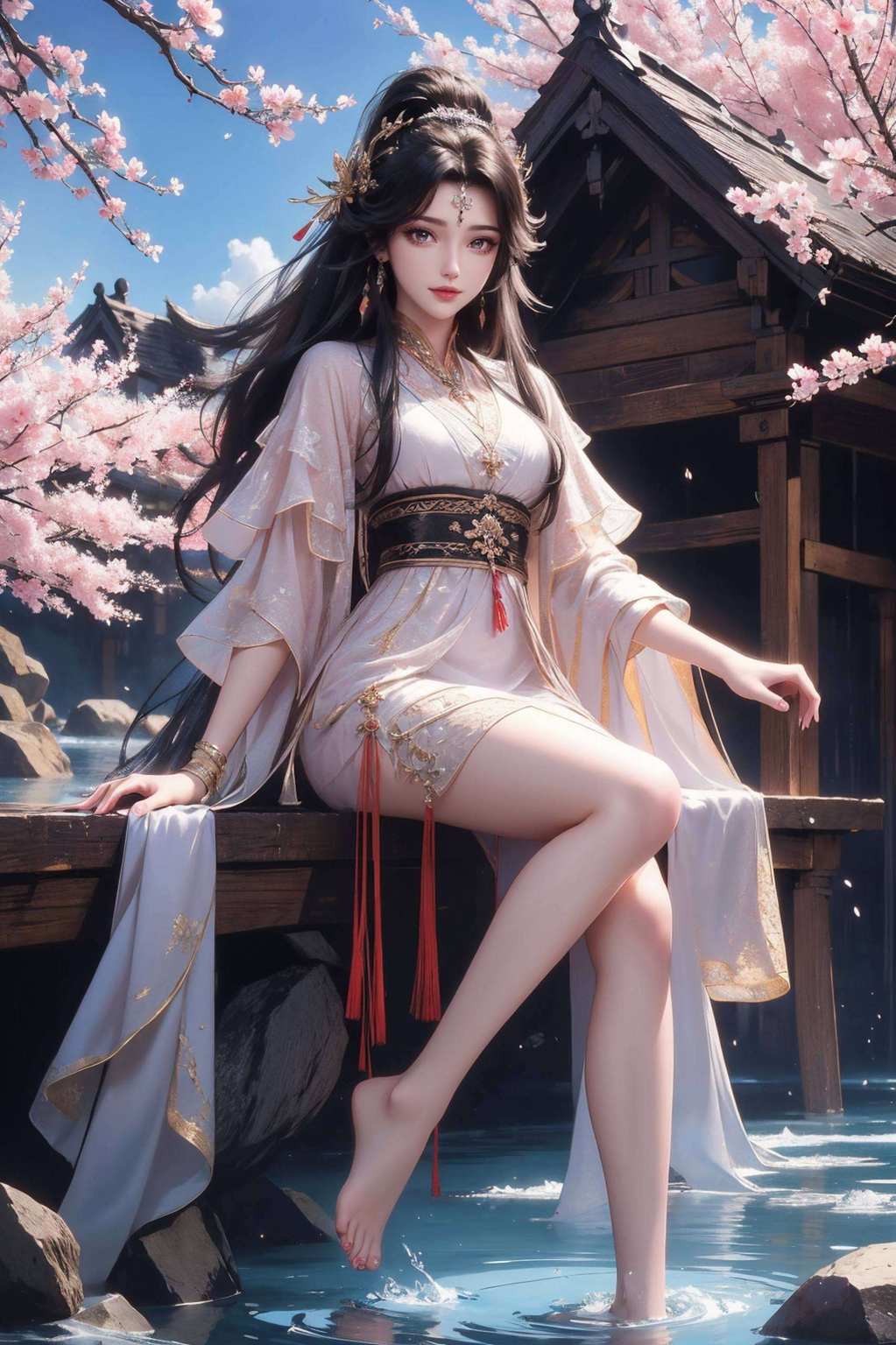 心情都能好到飞起！哈哈每天都能看到美美的国漫女神