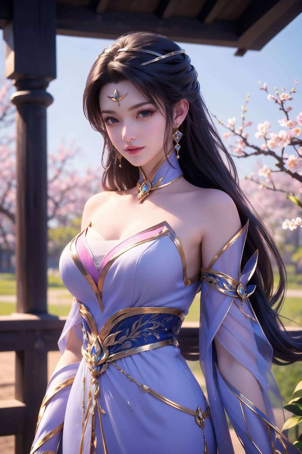 今儿个给大家介绍一位国漫界的颜值担当——楚灵玉！这位小姐姐不仅仙气十足那可是秒变玄幻女神