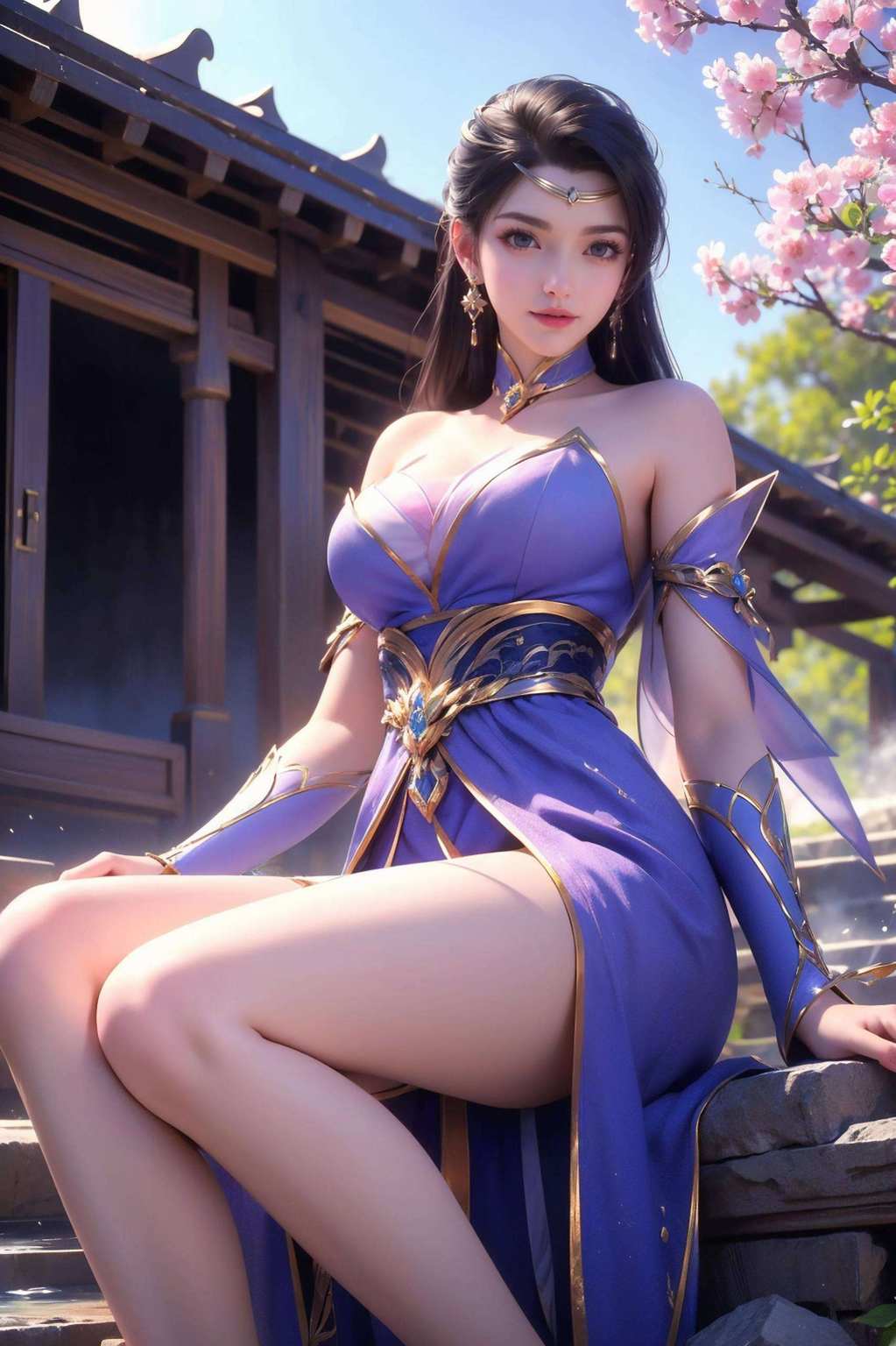 动漫迷们！想要让你的手机瞬间变身国漫仙境吗？快来看看这款全新上线的“仙武传楚灵玉壁纸”吧！高清全屏美得让人心动