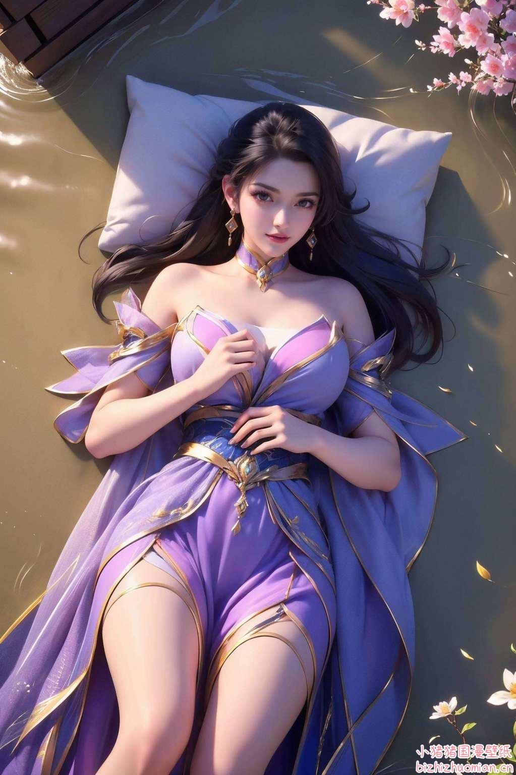 她的婉约与坚韧成为国漫壁纸的宠儿