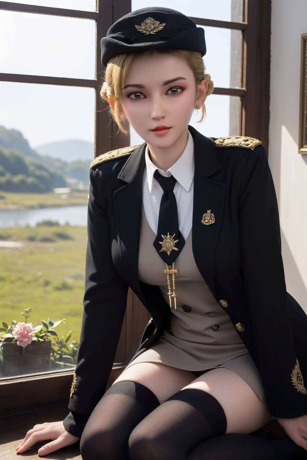是玄幻世界的浪漫都能感受到那国漫美女的温柔眼神