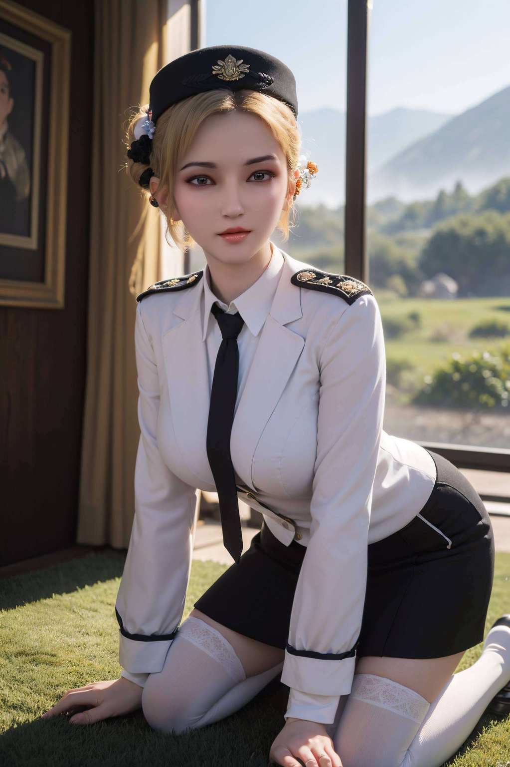 粉壁藏娇怜风影雄兵连志壮华夏