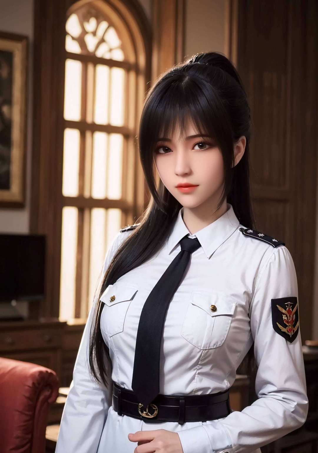 她是雄兵连中的璀璨星辰每一帧都是精心绘制的禁欲壁纸