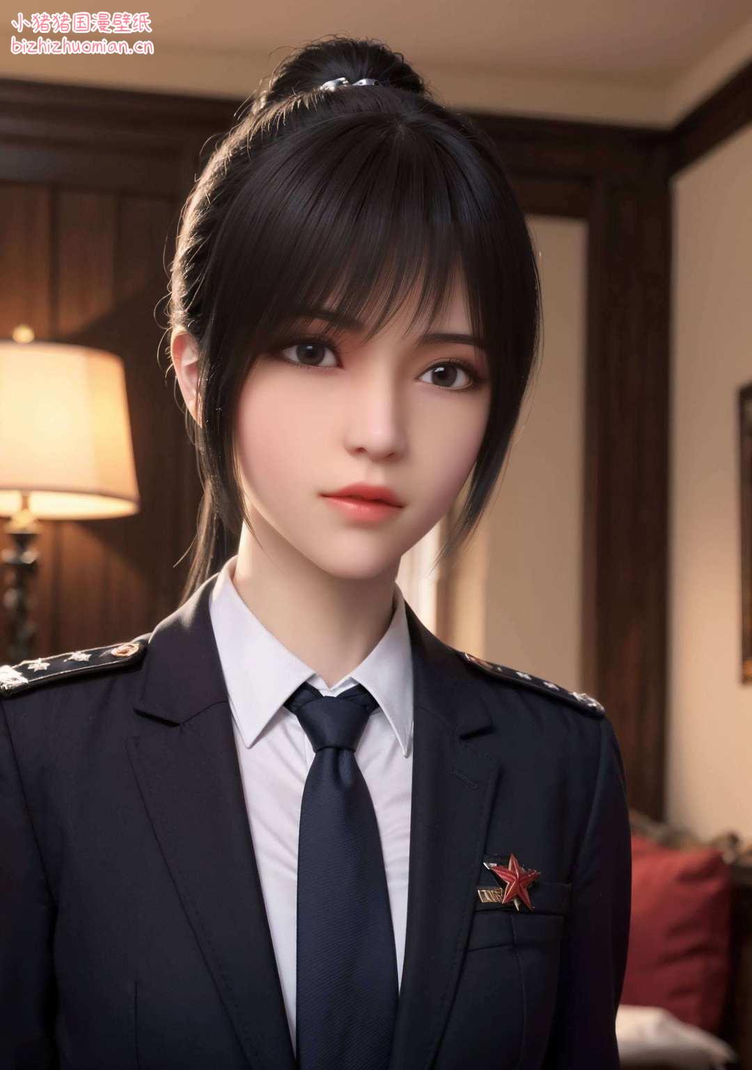 雄兵连中女神也粉色氤氲