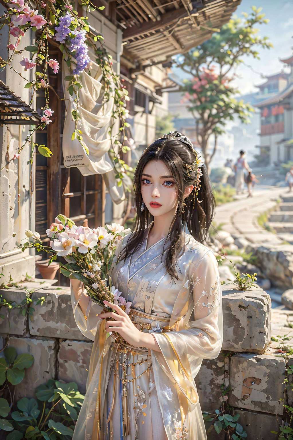 还有4K超清的高清美貌哦！嘻嘻说她是不食人间烟火的玄幻女神？我倒是觉得她是个调皮捣蛋、嘻嘻哈哈的邻家妹妹呢！💕🌸🌟
