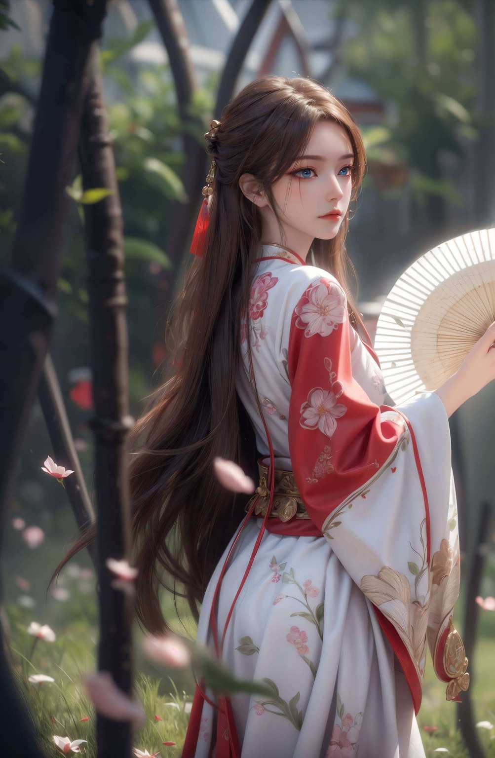 粉色系的装扮让她看起来既神秘又甜美保证让你的手机瞬间变身浪漫满屋！她是国漫里的颜值担当