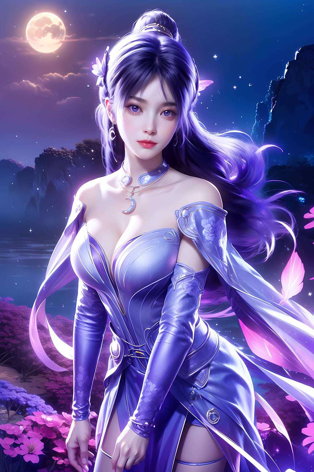 想象一下4K横屏超清的姬紫月壁纸