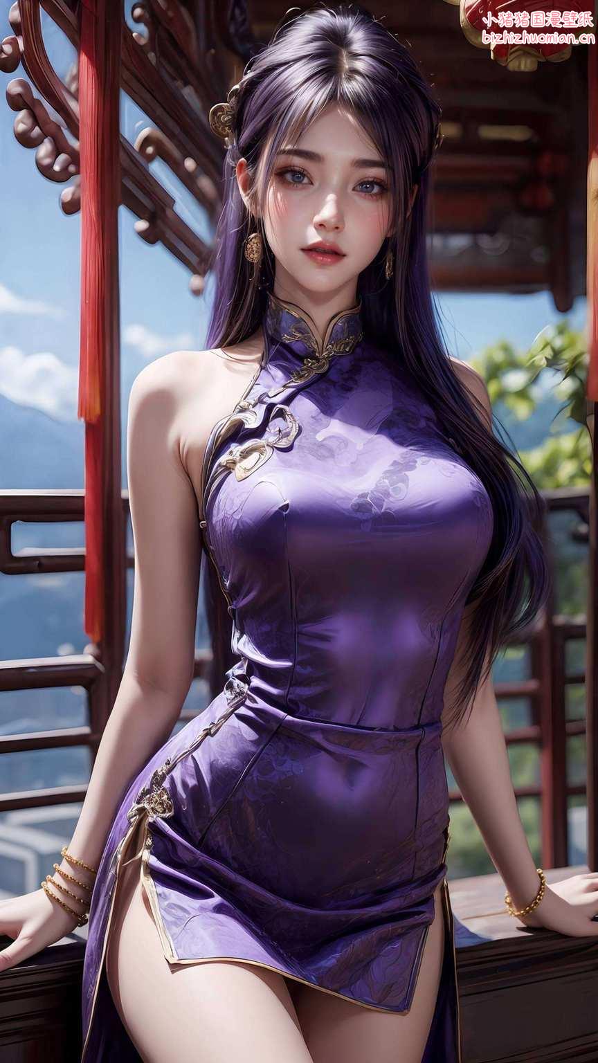 准备好迎接一场视觉盛宴了吗？今天给大家带来的是国漫界的绝世美女——姬紫月！她那如梦如幻的粉色身影各位壁纸控们