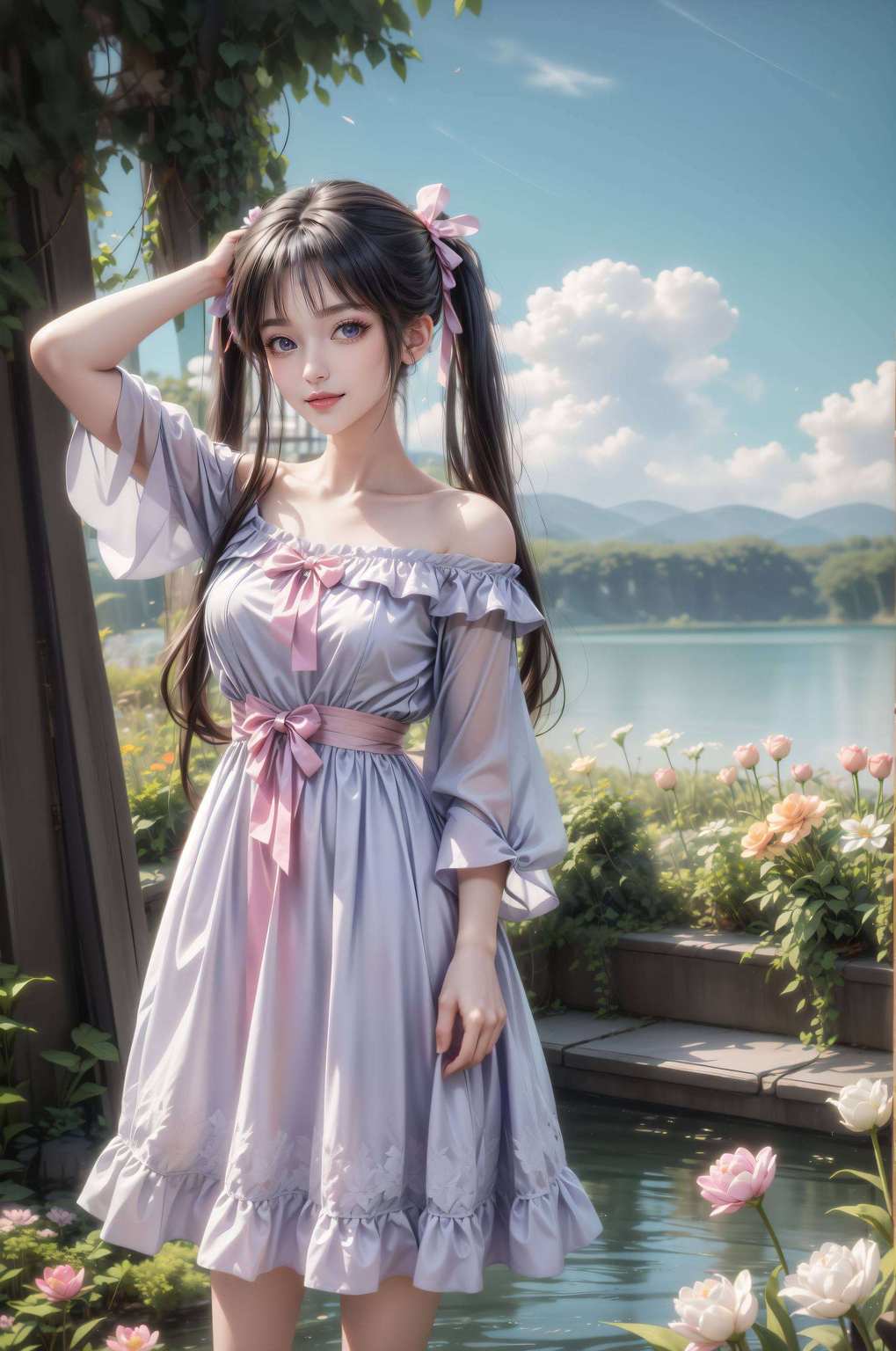 仿佛置身于诛仙的玄幻世界都让人沉醉于那粉色的梦幻之中